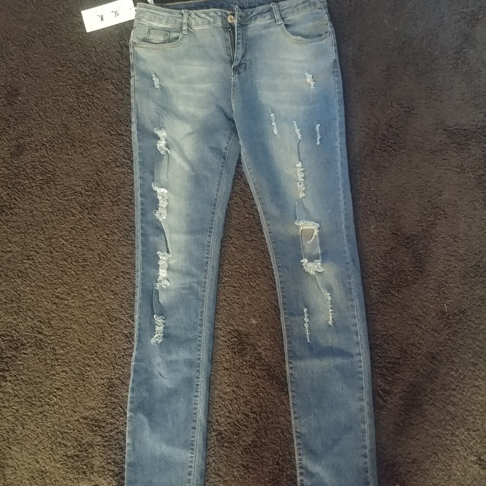 Low rise skinny jeans Light wash